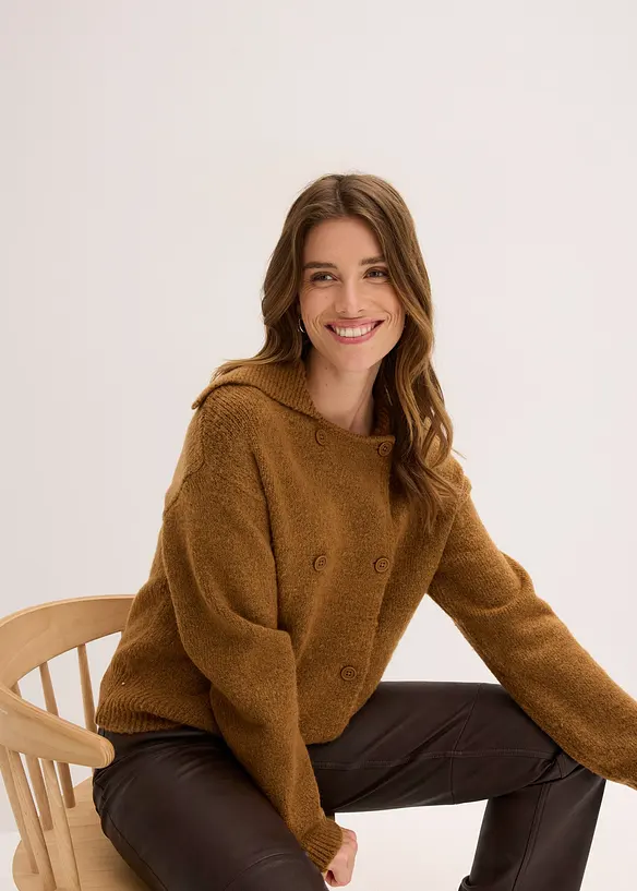 Cardigan in filato grosso, bonprix