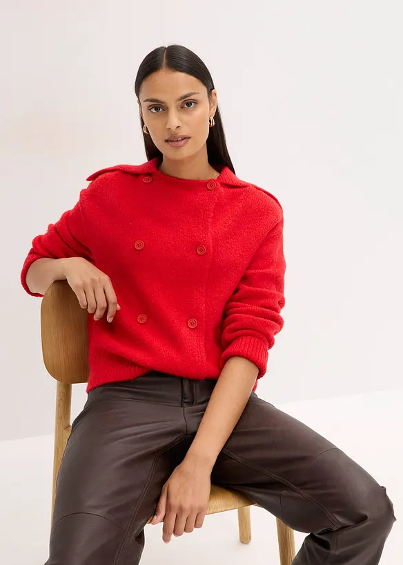 Cardigan in filato grosso, bonprix