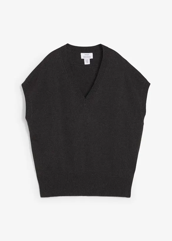 Gilet in maglia di puro cotone, bonprix