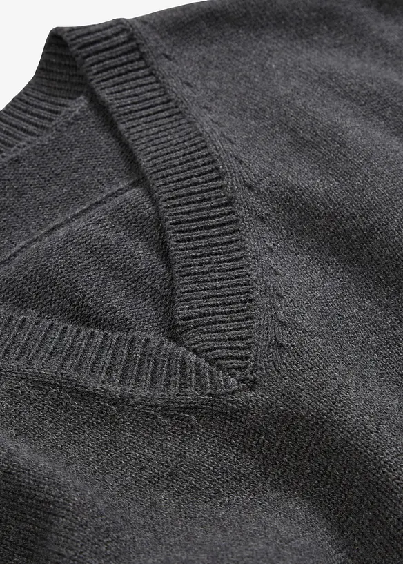 Gilet in maglia di puro cotone, bonprix