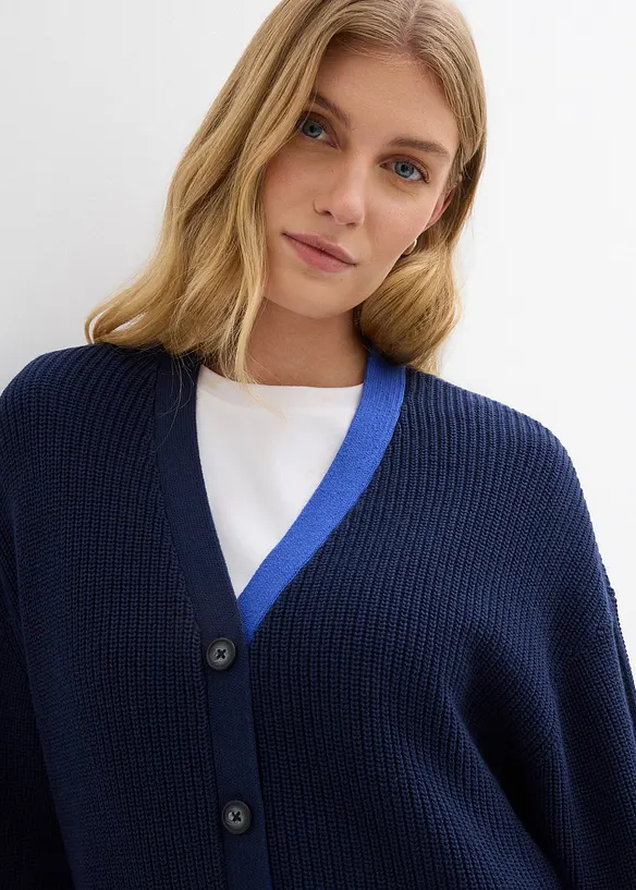 Cardigan in puro cotone, bonprix