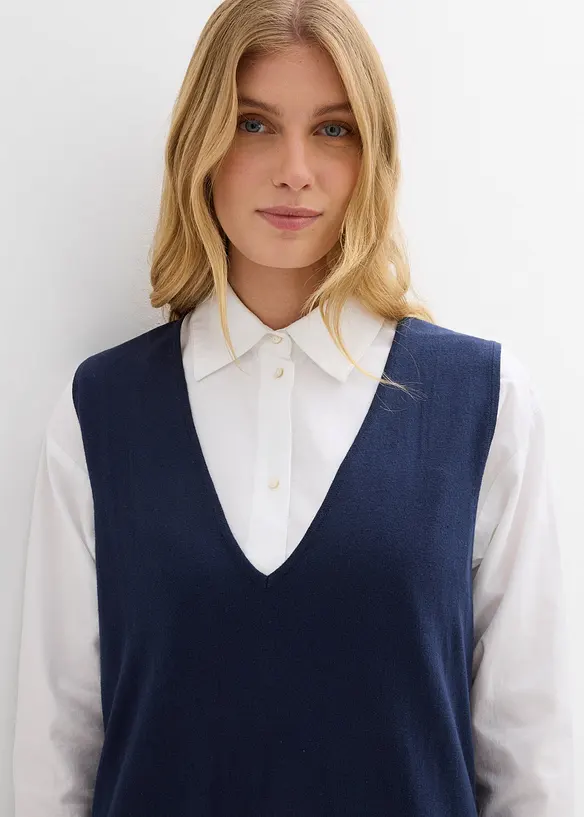 Abito in maglia di puro cotone, bonprix