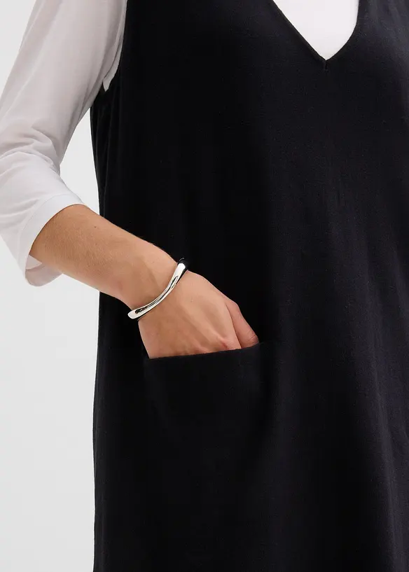 Abito in maglia di puro cotone, bonprix