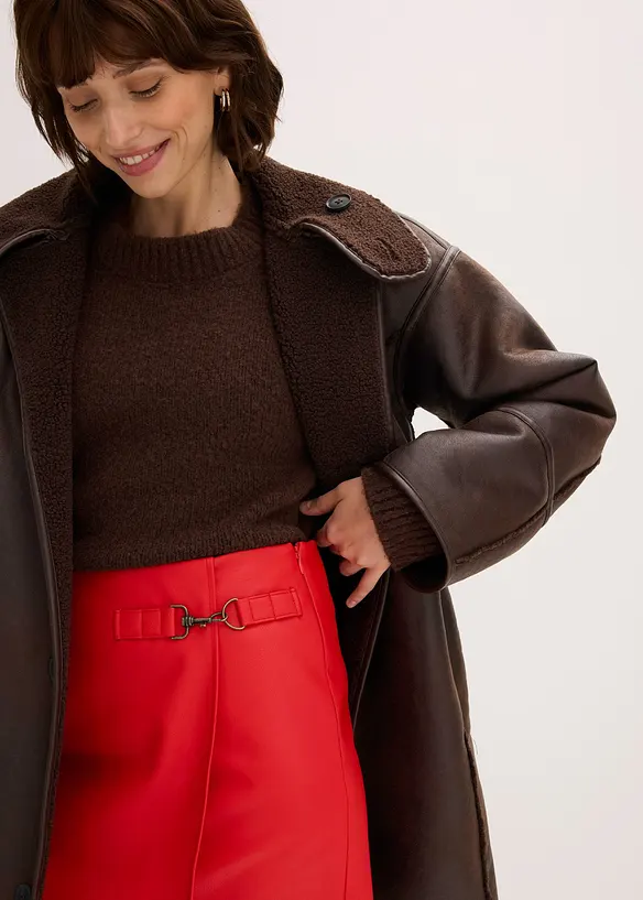 Gonna in similpelle, bonprix