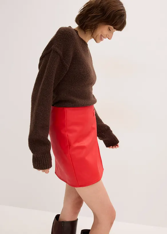 Gonna in similpelle, bonprix