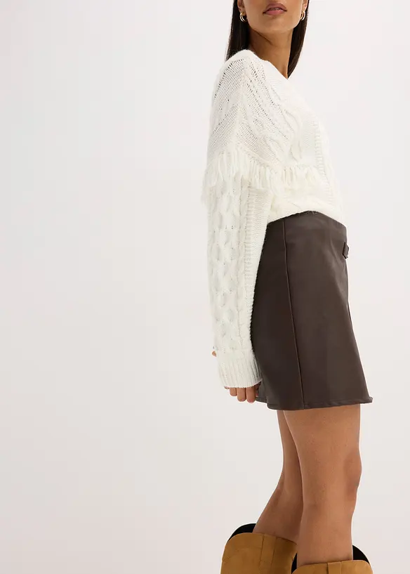 Gonna in similpelle, bonprix