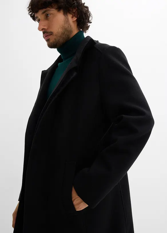 Cappotto corto in simil lana, bonprix