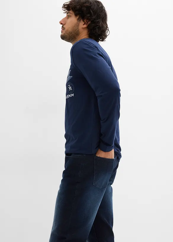 Jeans elasticizzati con taglio comfort regular fit, straight, bonprix