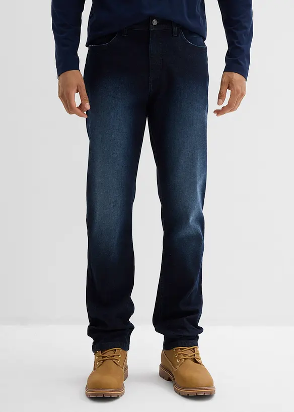 Jeans elasticizzati con taglio comfort regular fit, straight, bonprix