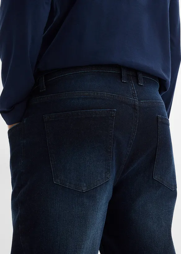 Jeans elasticizzati con taglio comfort regular fit, straight, bonprix