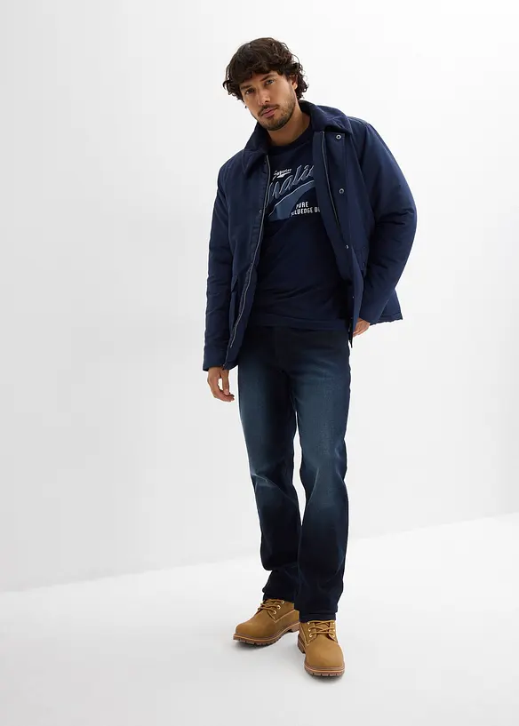 Jeans elasticizzati con taglio comfort regular fit, straight, bonprix