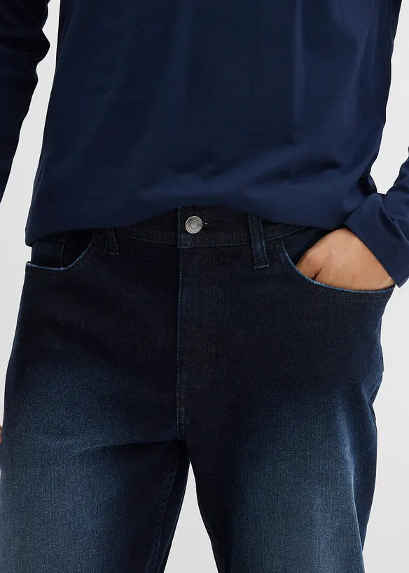 Jeans elasticizzati con taglio comfort regular fit, straight, bonprix
