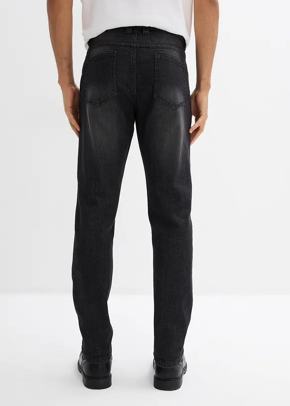 Jeans elasticizzati leggeri slim fit, straight, bonprix