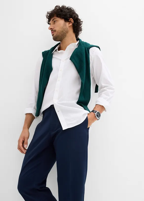 Pantaloni eleganti con piega stirata, regular fit, bonprix