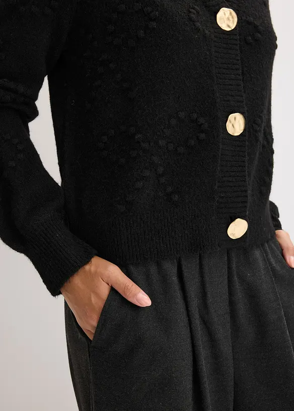 Cardigan traforato, bonprix