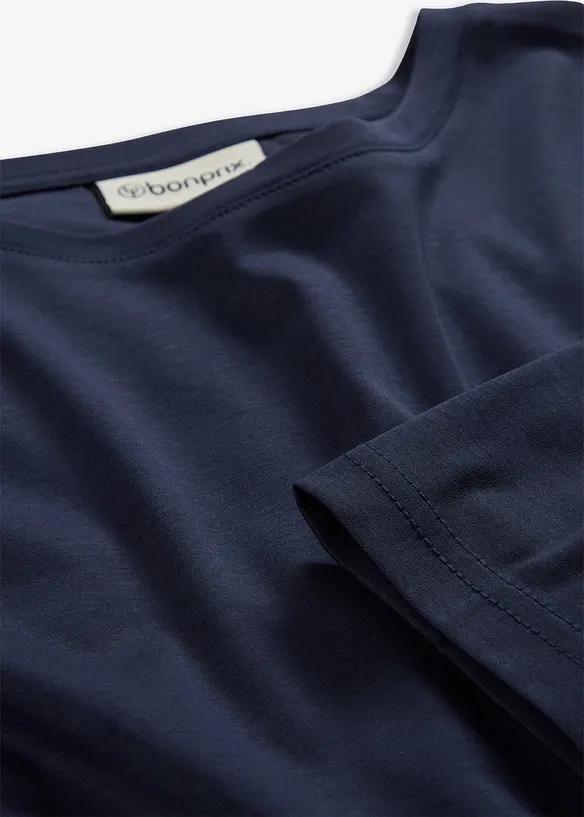 Maglia a maniche lunghe in misto seta, bonprix