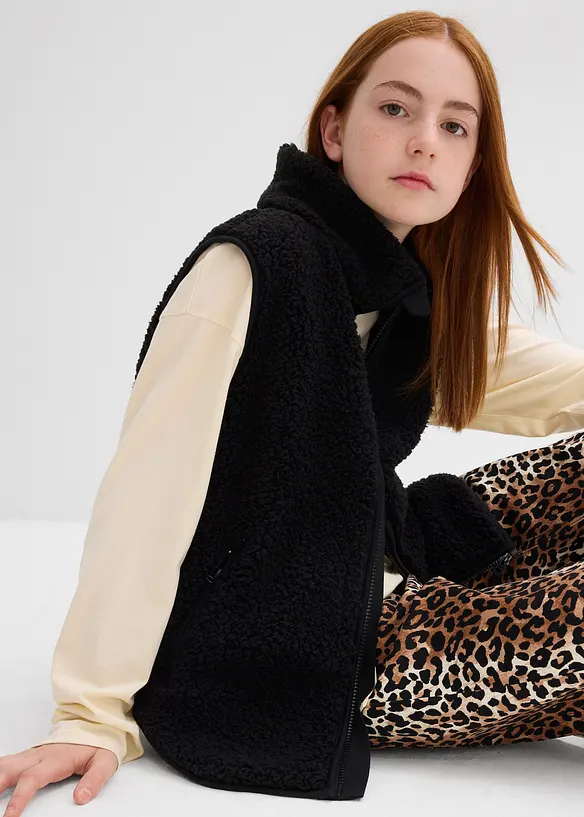 Gilet teddy, bonprix