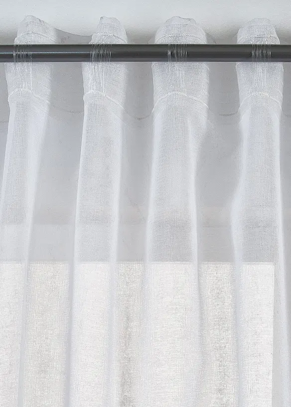 Tenda trasparente con fantasia lucida (pacco da 1), bonprix