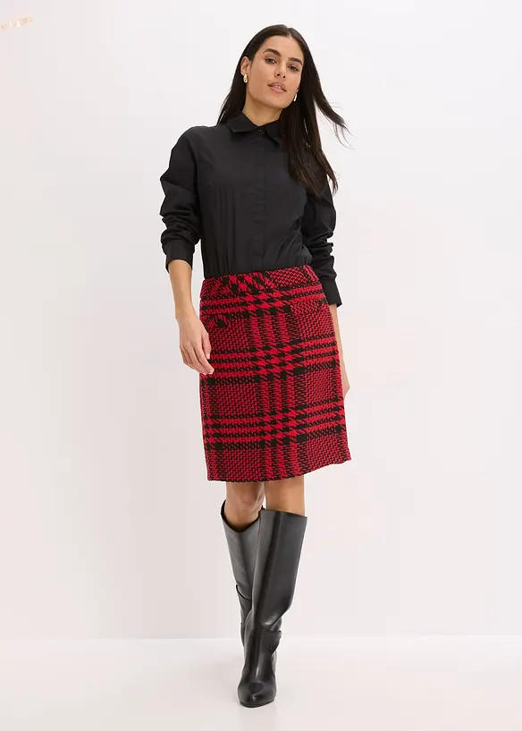 Gonna in bouclé morbido, bonprix