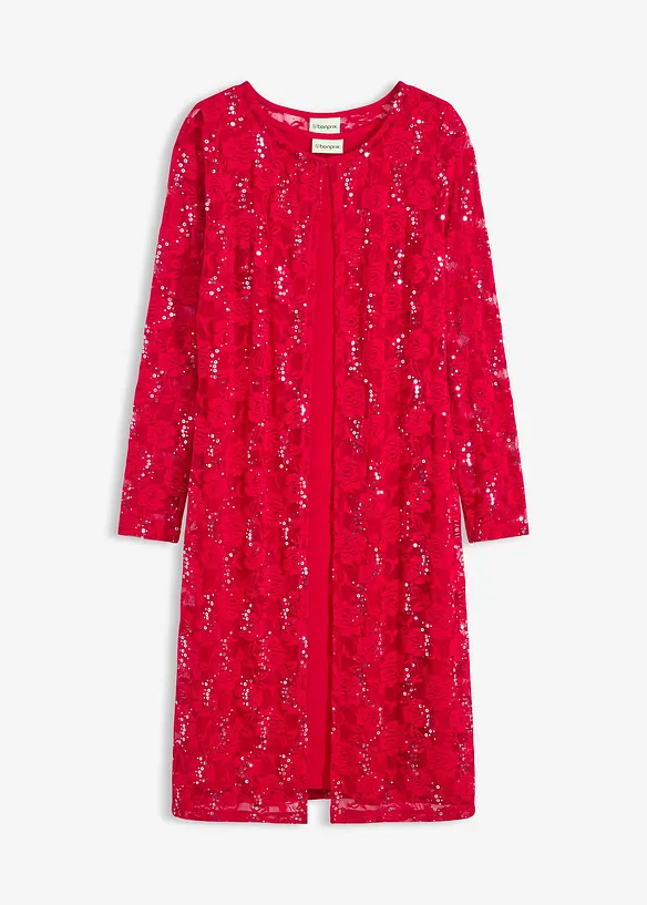 Abito con pizzo (set 2 pezzi), bonprix