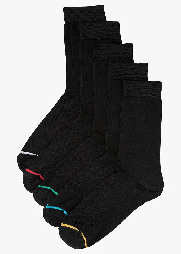 Calzini (pacco da 5 paia) con cotone biologico, bonprix