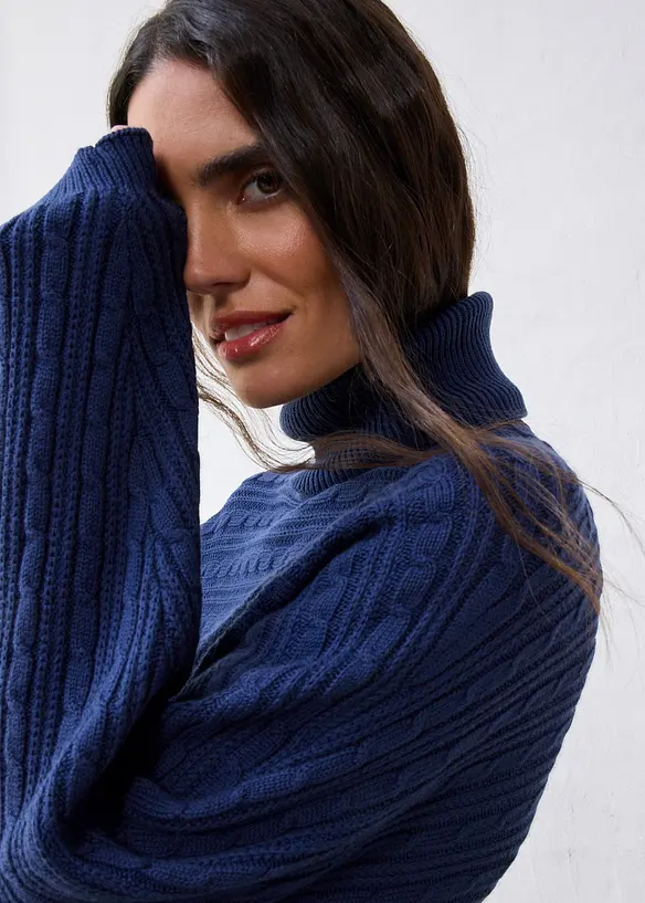 Maglione oversize in lana merino, bonprix