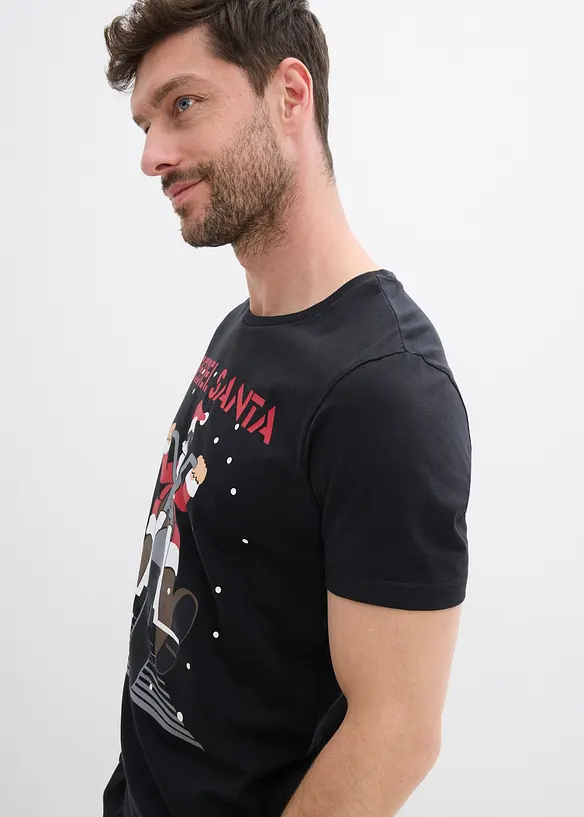 T-shirt natalizia in cotone biologico, bonprix