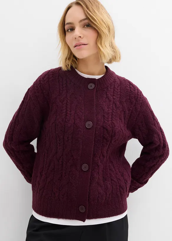 Cardigan in maglia grossa, bonprix