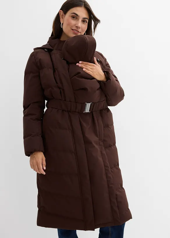 Giubbotto prémaman trapuntato 2 in 1 con inserto babywearing, bonprix