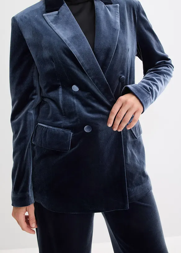 Blazer in velluto morbido, bonprix