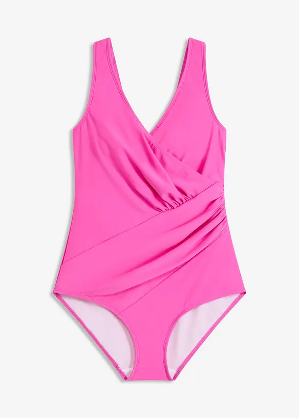 Costume intero incrociato con effetto modellante medio, bonprix