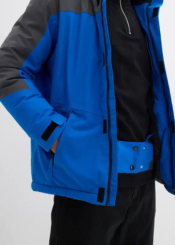 Giacca tecnica impermeabile con fodera in pile morbido, bonprix
