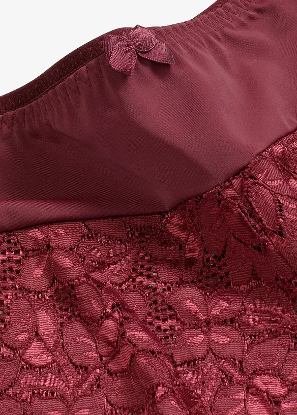 Culotte a vita alta con pizzo, bonprix