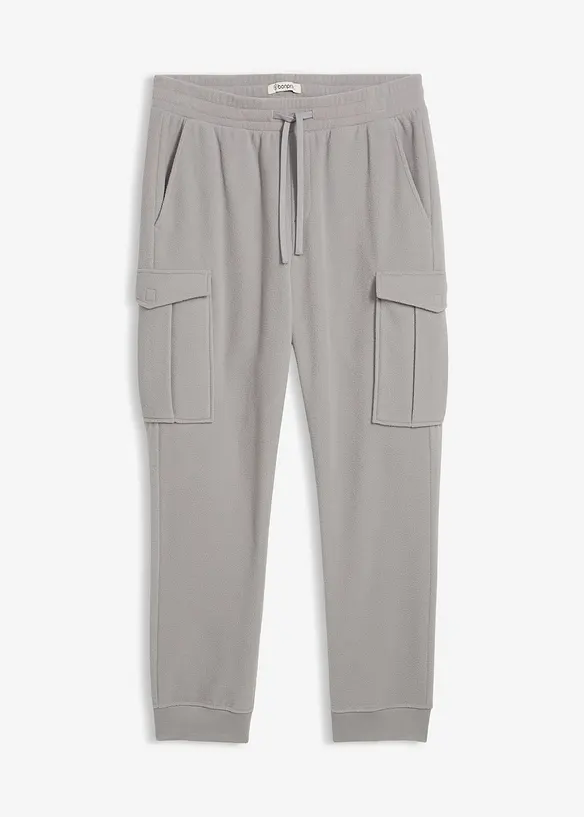 Pantaloni cargo in pile, regular fit, bonprix