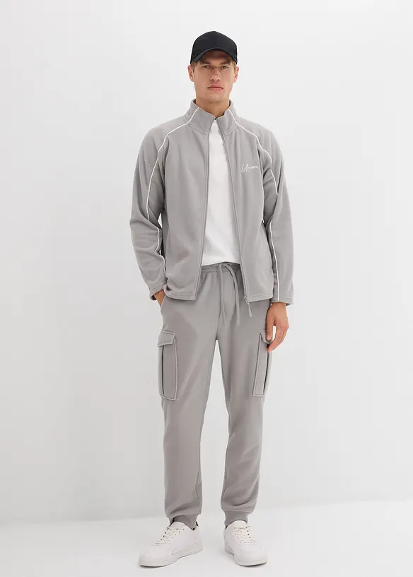 Pantaloni cargo in pile, regular fit, bonprix