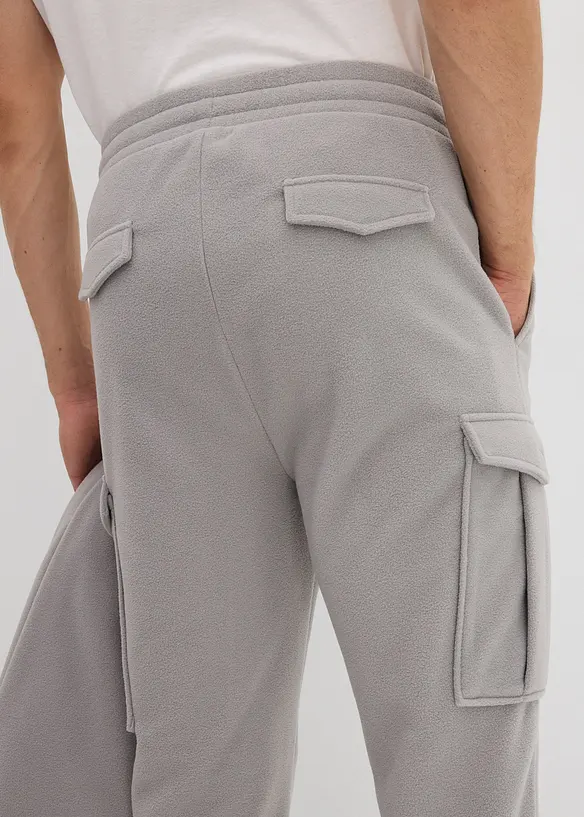 Pantaloni cargo in pile, regular fit, bonprix