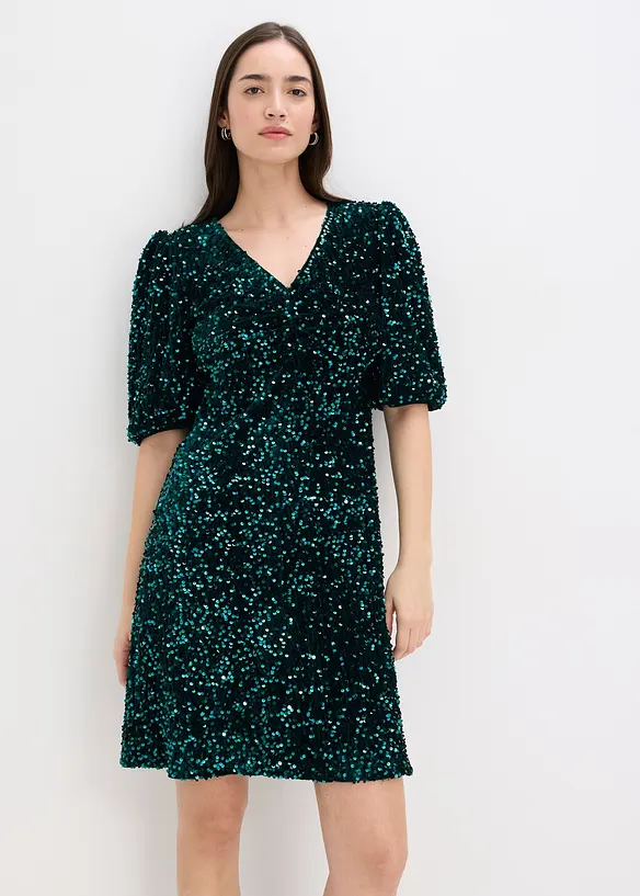 Abito con paillettes, bonprix