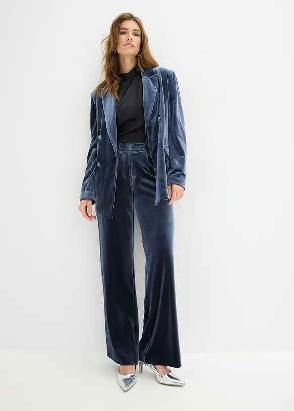 Pantaloni in velluto morbido, bonprix