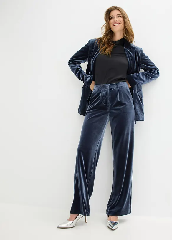 Pantaloni in velluto morbido, bonprix