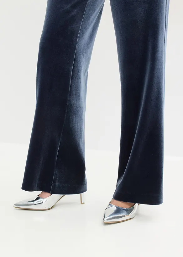 Pantaloni in velluto morbido, bonprix