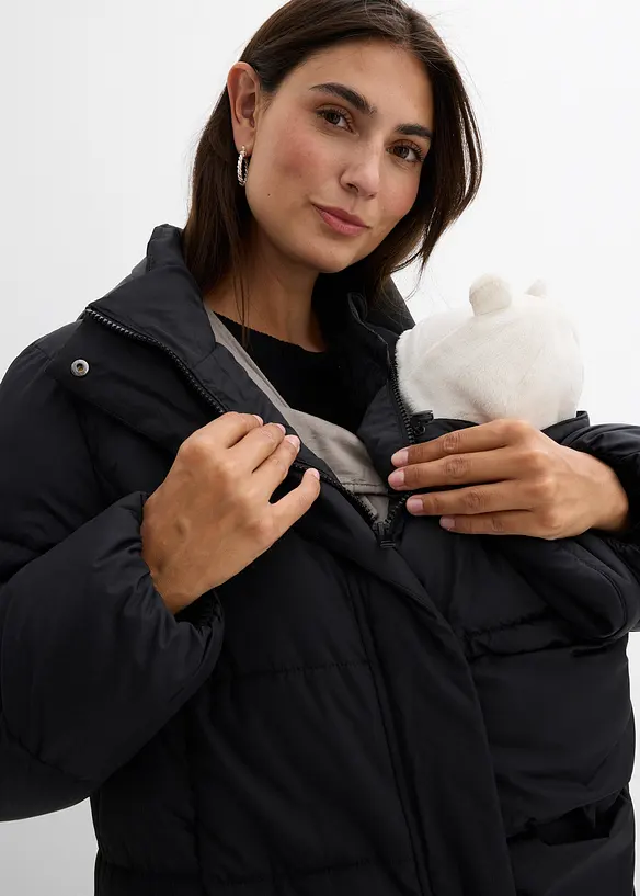 Giubbotto prémaman imbottito 2 in 1 con inserto babywearing, bonprix