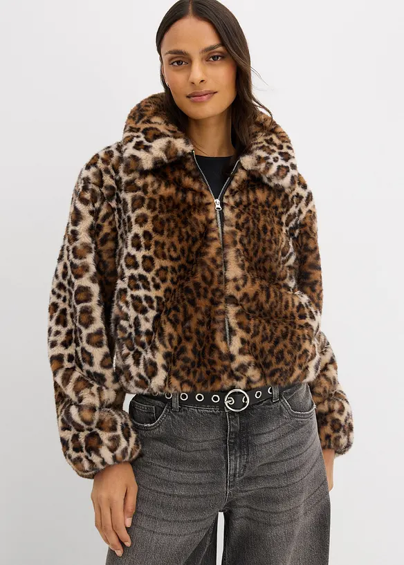 Pelliccia sintetica corta oversize, bonprix