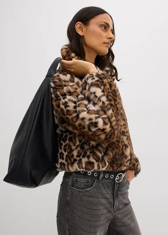Pelliccia sintetica corta oversize, bonprix