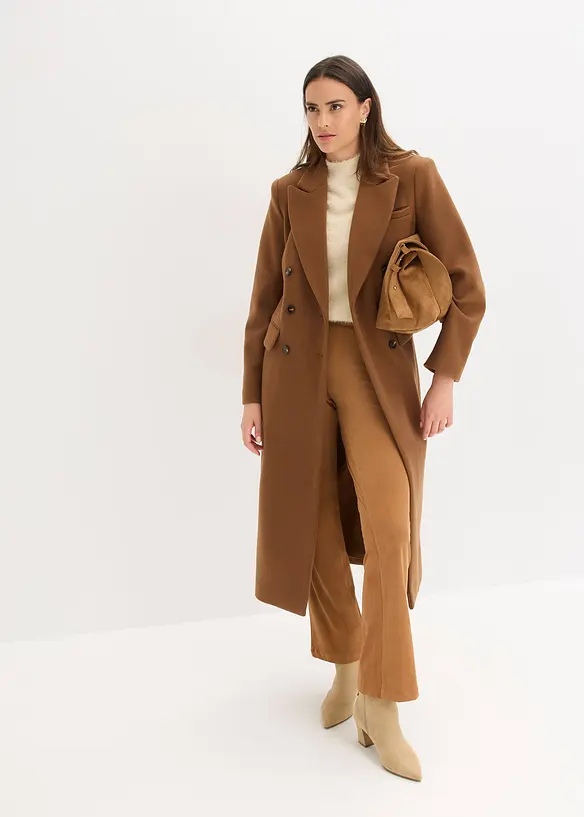Cappotto taglio blazer con viscosa, bonprix