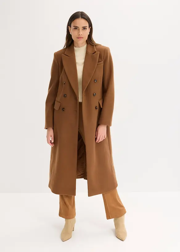 Cappotto taglio blazer con viscosa, bonprix