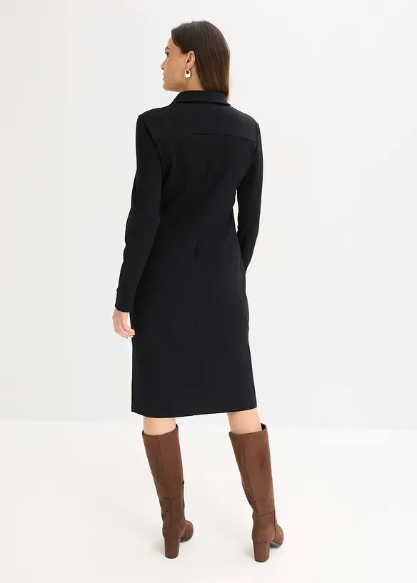 Abito chemisier in punto di Roma, bonprix