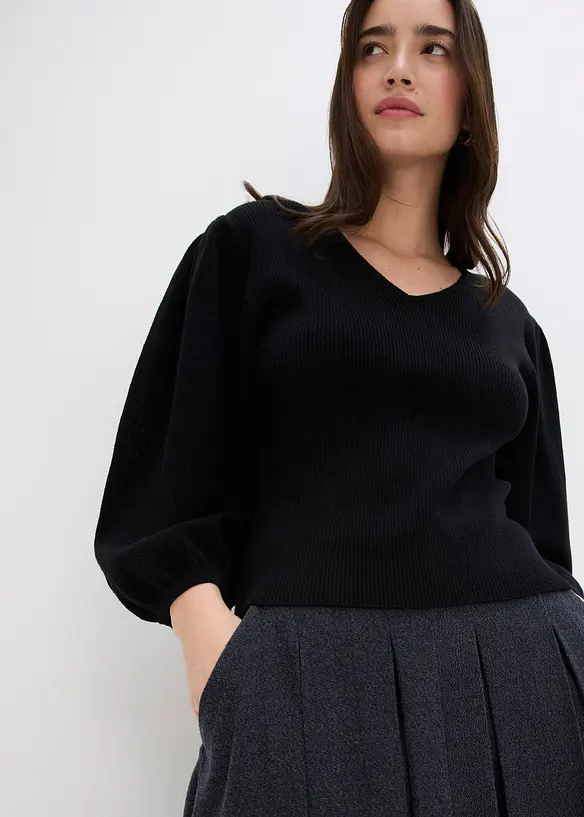 Maglione in cotone, bonprix