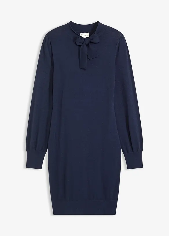 Abito fluente in maglia di misto viscosa, bonprix
