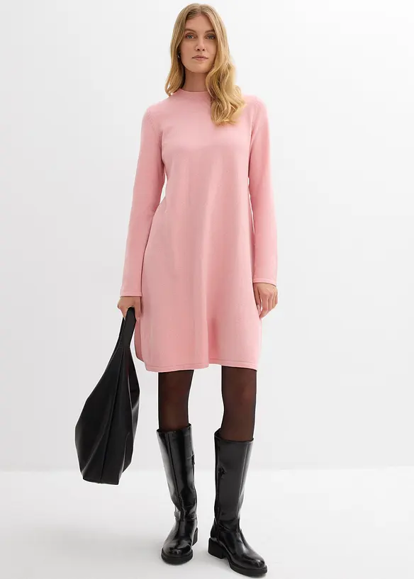 Abito in maglia svasato, bonprix