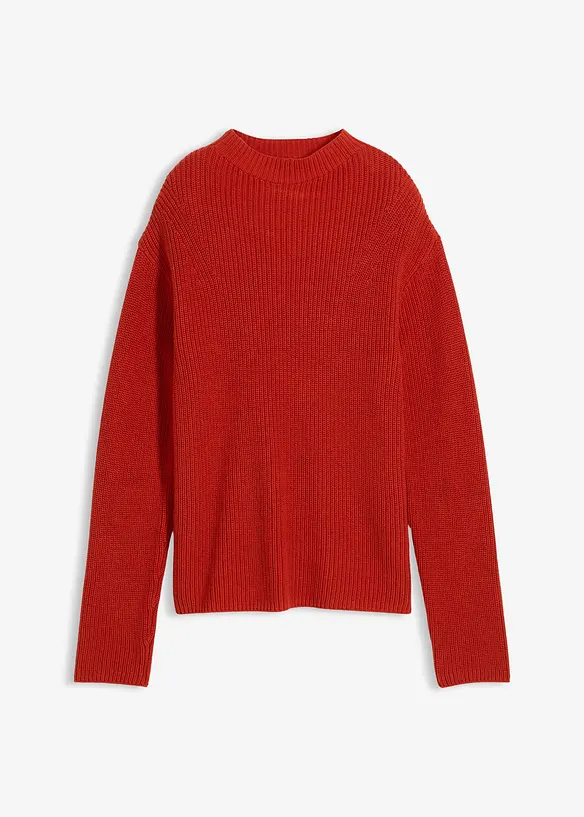 Maglione in filato fine di puro cotone biologico, bonprix